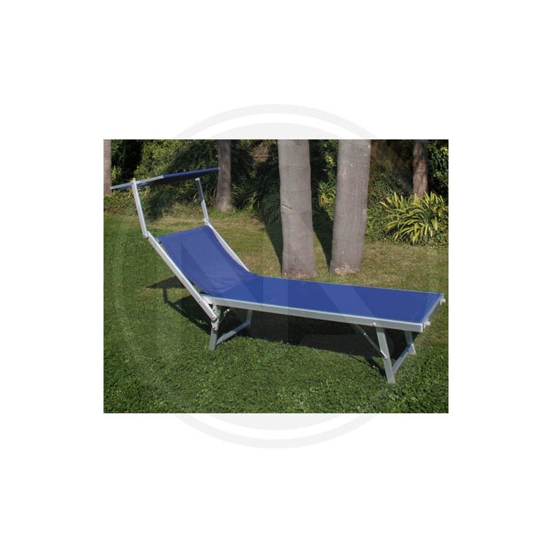 LETTINO MARE pesante blu Con PARASOLE PAPILLON