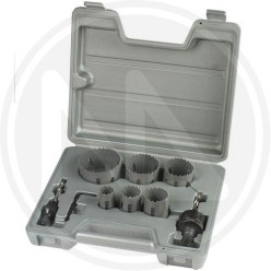 FRESE a tazza BIMETALLICHE IN kit 9 pz. maurer PLUS