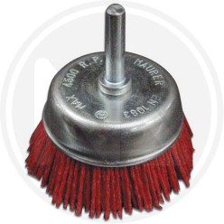 tapered brush grinding nylon wire  with shank  maurer