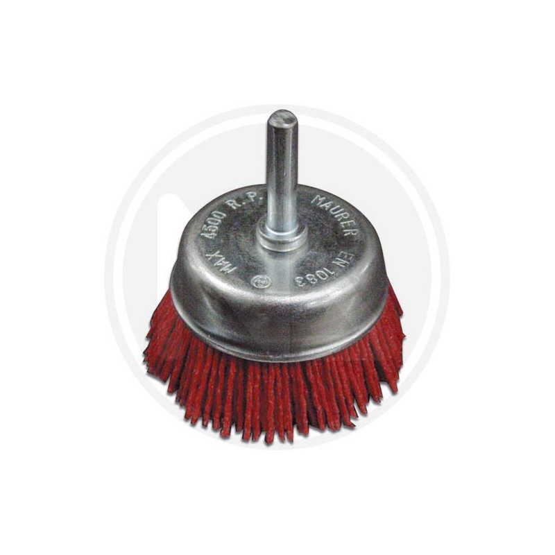 tapered brush grinding nylon wire  with shank  maurer