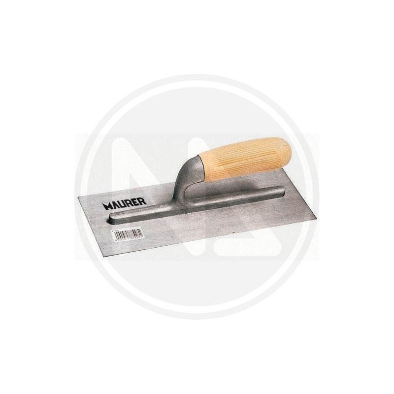 trowel steel plaster wooden handle maurer