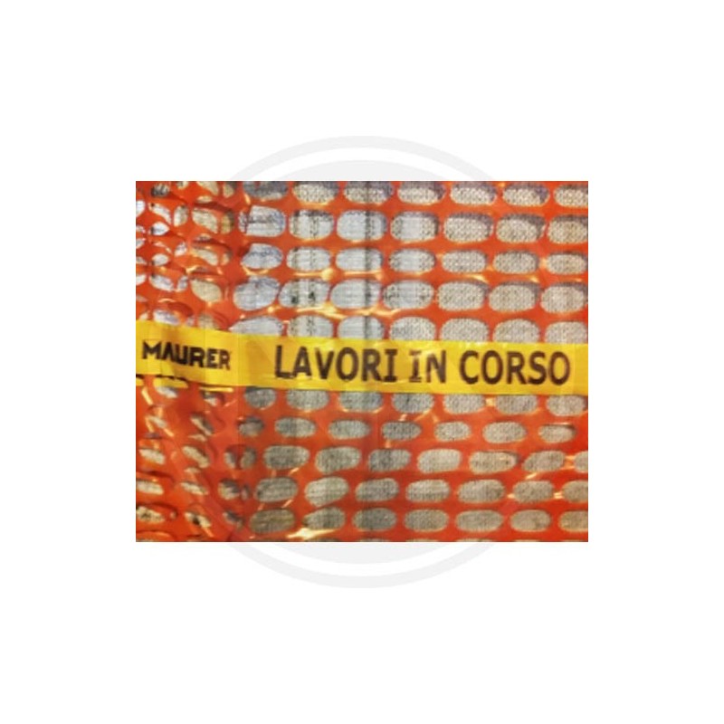 RETE PER CANTIERI ARANCIO maurer 50 MT.