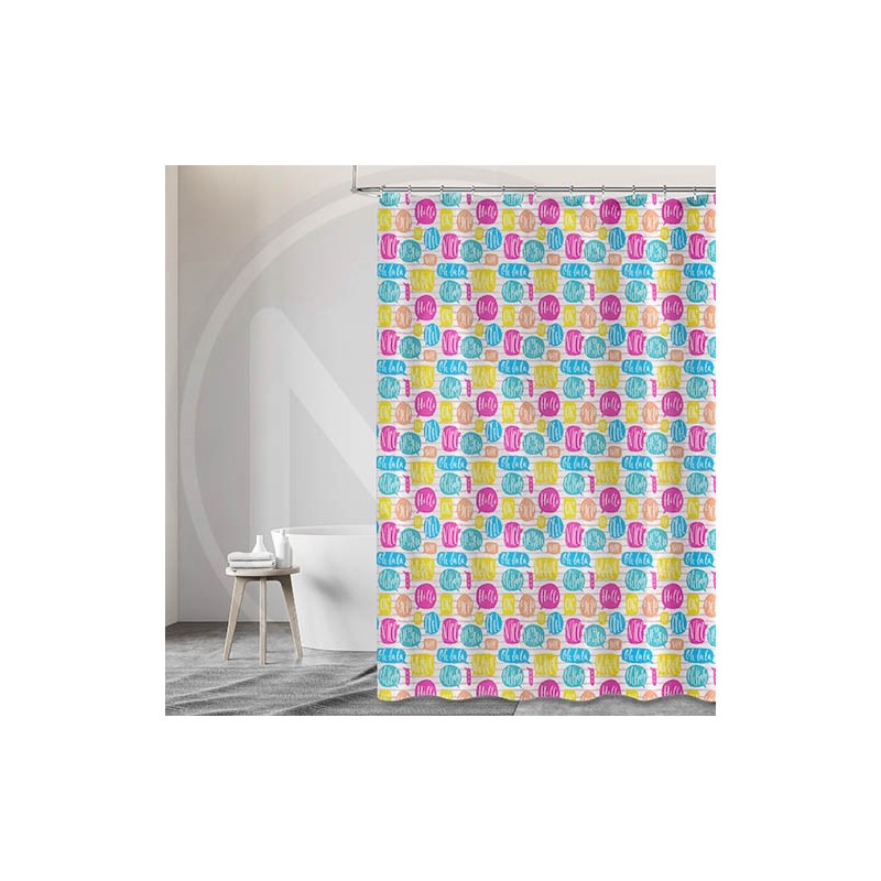TENDA DOCCIA IN POLIESTERE "MULTICOLOR" MAURER
