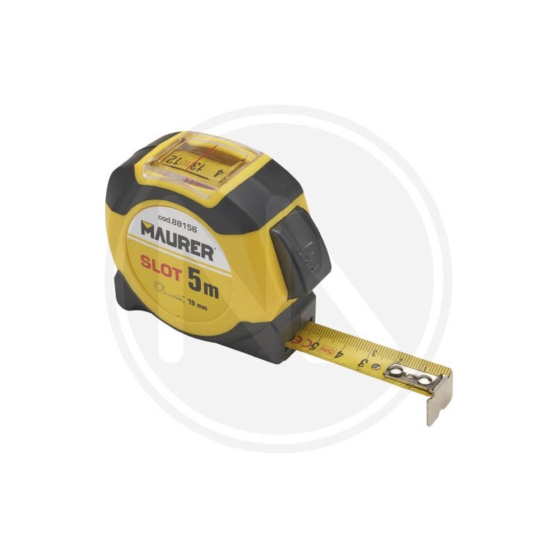 TAPE MEASURE with window "SLOT" MAURER