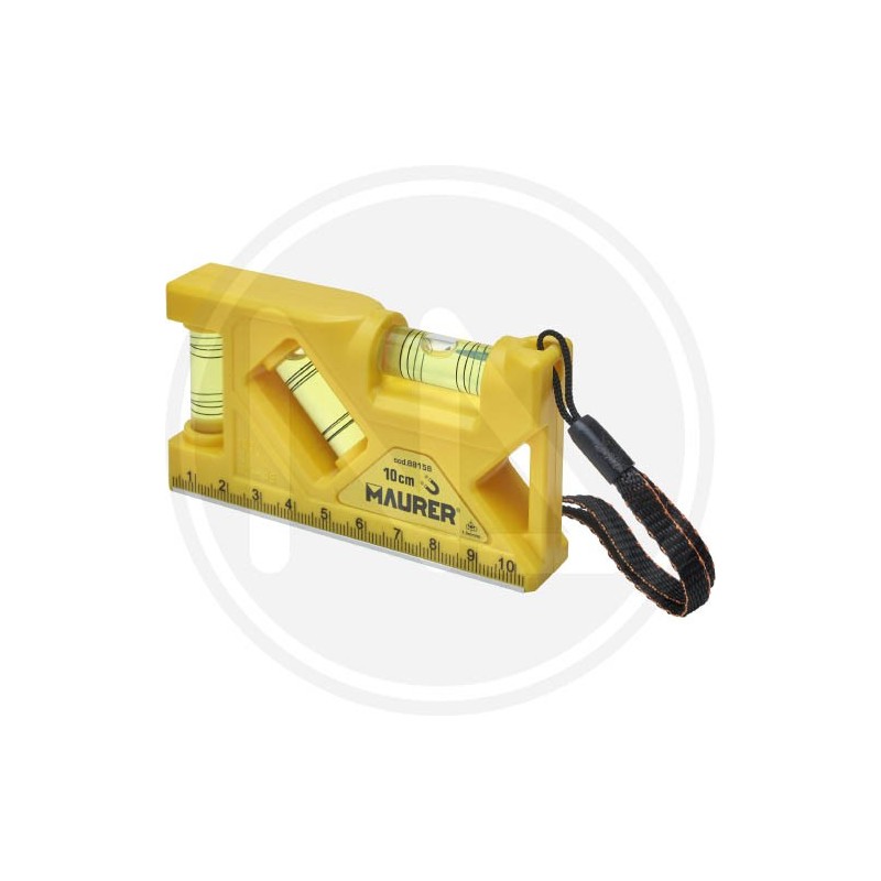 MINI LIVELLA rettangolare CON BASE MAGNETICA MAURER