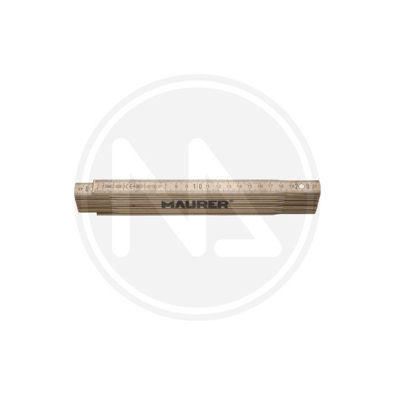 NATURAL wood folding rule birch maurer NATURAL wood folding rule birch maurer