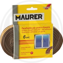 RUBBER Draught excluder 6 mt maurer