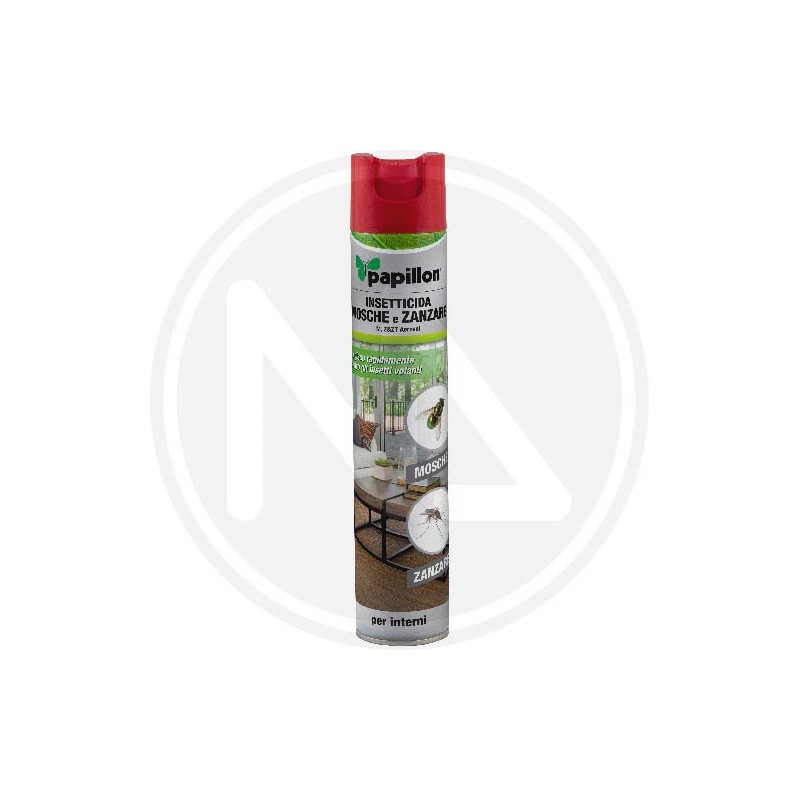 INSECTICIDE SPRAY FLIES-MOSQUITOES PAPILLON