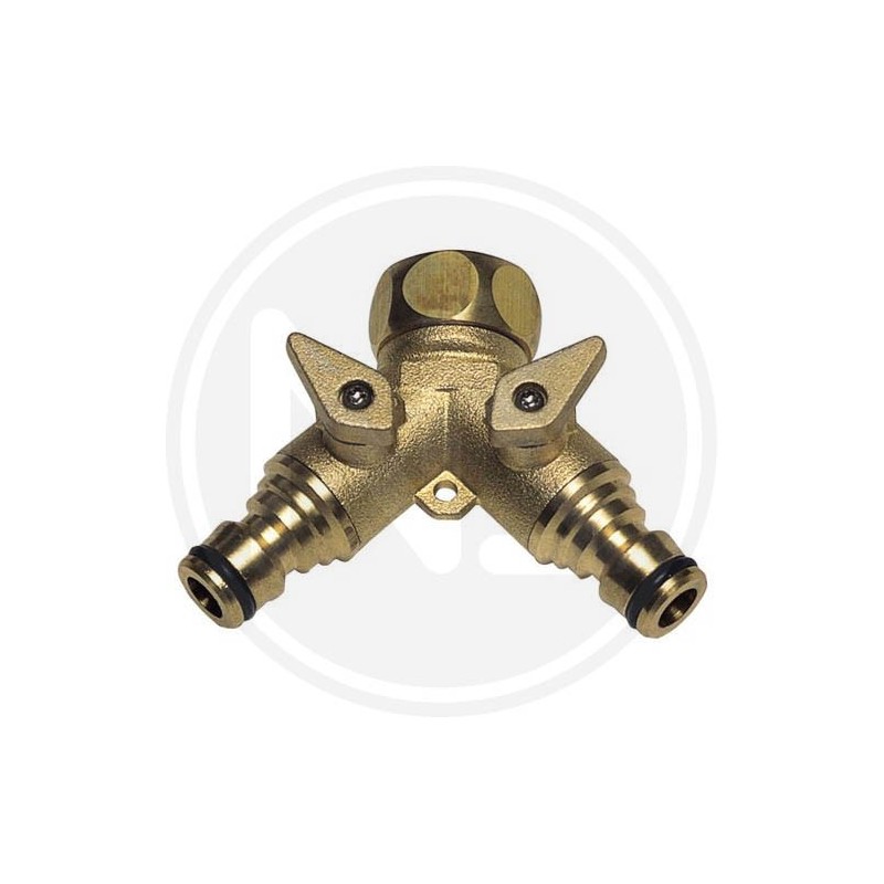 dual shaft-off  brass  papillon