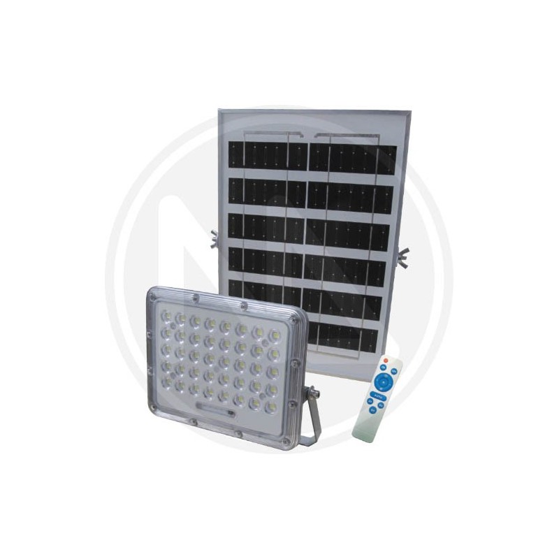 LED PROJECTOR WITH SOLAR PANEL AND REMOTE CONTROL MAURER