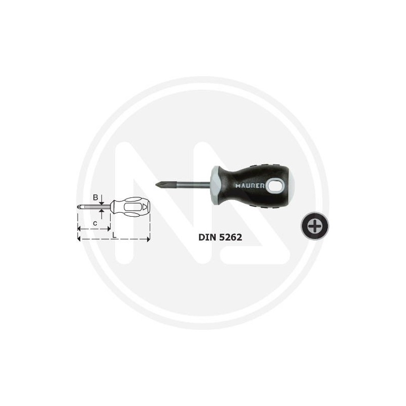 Dwarf Cross Screwdriver PH "s2" maurer plus