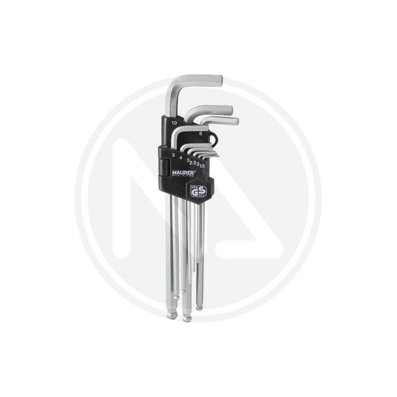 hexagonal long keys in sets 9 pcs maurer plus hexagonal long keys in sets 9 pcs maurer plus