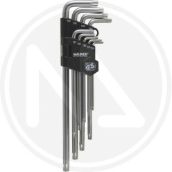 torx long keys in sets 9 pieces maurer plus
