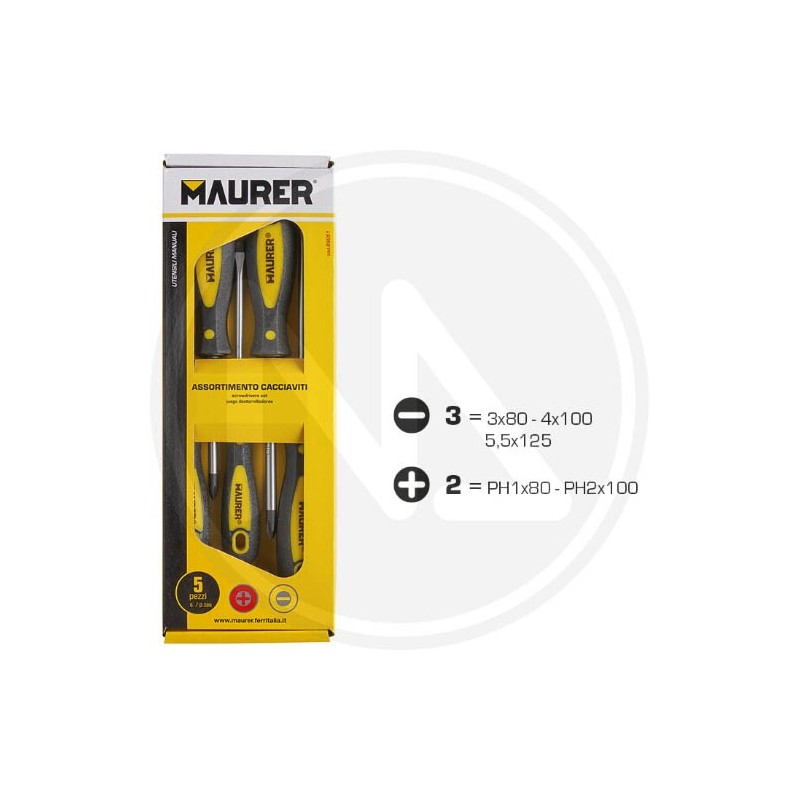 screwdrivers set 5 PCS. maurer