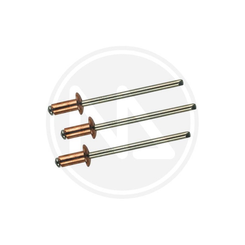 RIVETTI rame in blister 2,9 MM. maurer