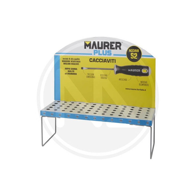 ESPOSITORE DA BANCO vuoto per CACCIAVITI "S2" MAURER PLUS