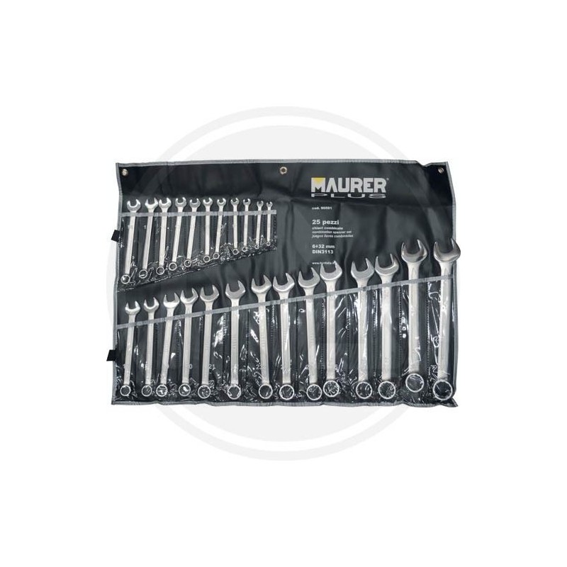 conbination spanners in SCABBARD set 25 PCS maurer plus