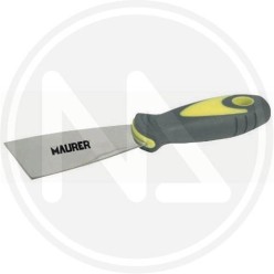 spatola per stuccatori INOX manico in gomma maurer