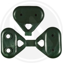 CLIPS DI FISSAGGIO IN PVC per rete ombreggiante