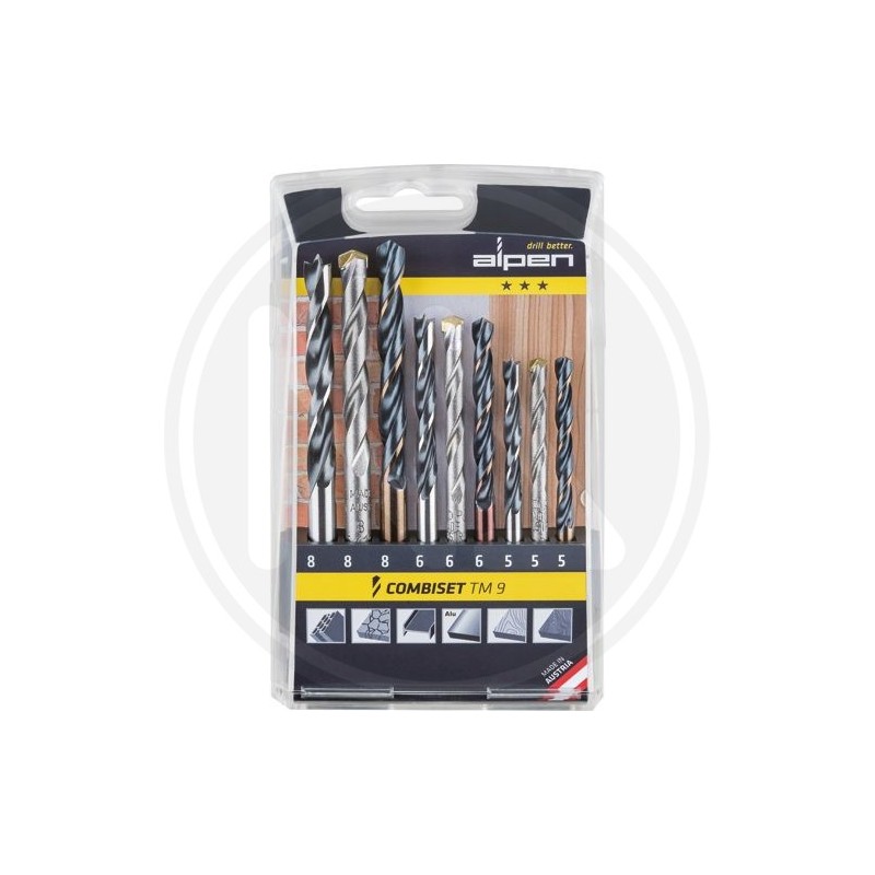 TIPS ASSORTED SERIES "COMBISET TM9" 9PZ ALPEN