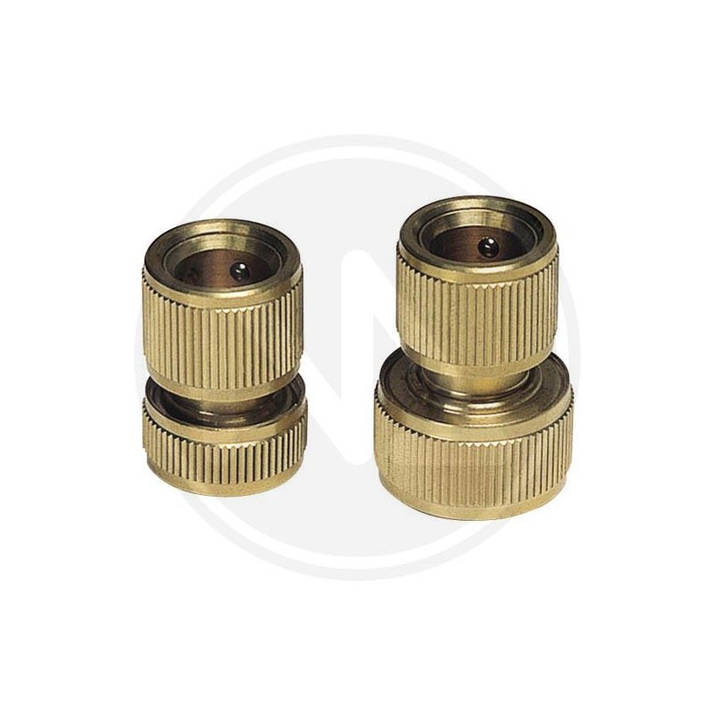 hose brass connector WITH acquastop papillon