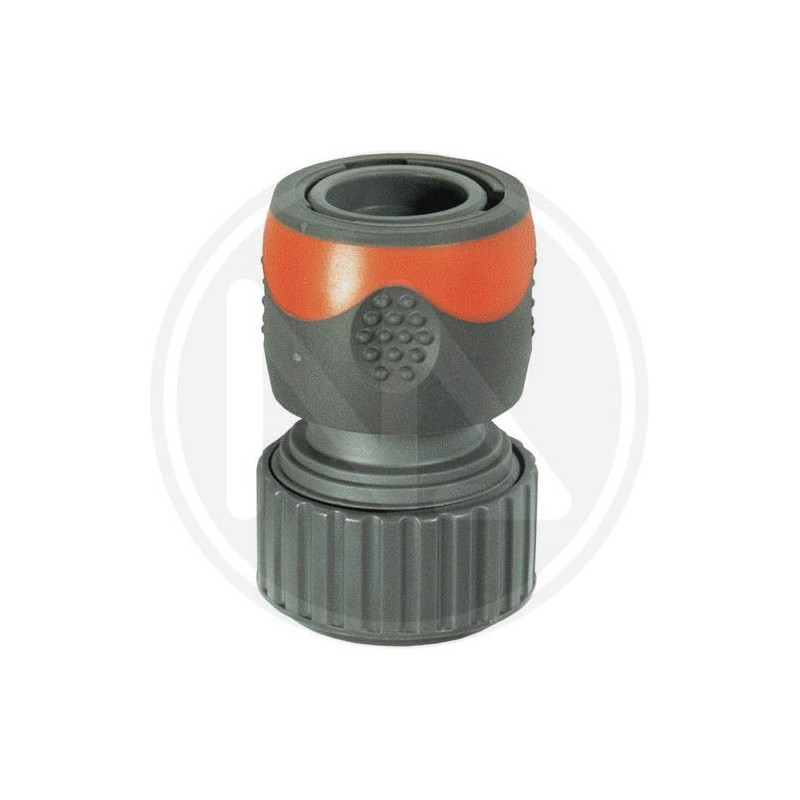 hose connector with threaded ring "soft touch" papillon