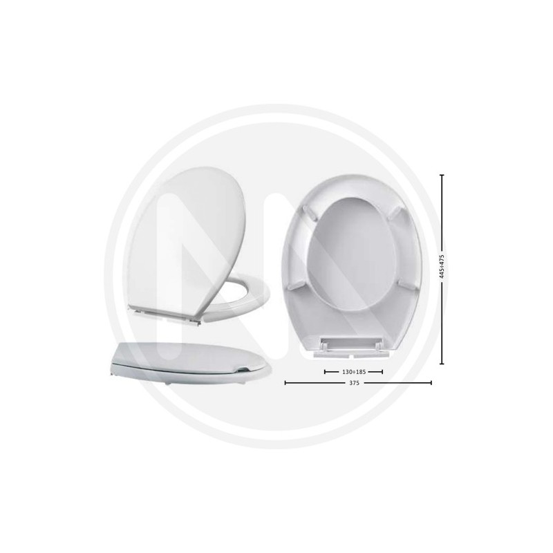 sedile per vaso wc in resina ABS MAURER sedile per vaso wc in resina ABS MAURER