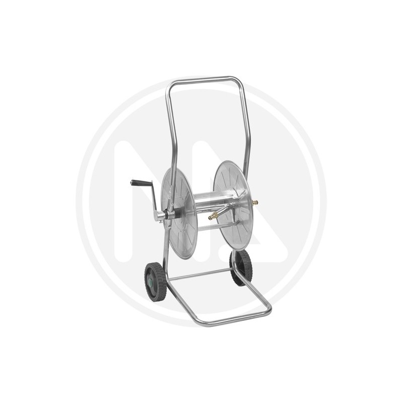 GALVANIZED metal hose reel 50 mt. papillon
