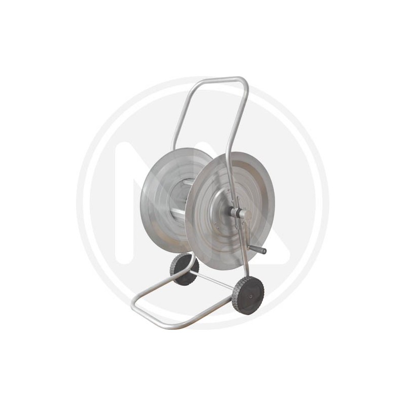 GALVANIZED  metal hose reel 80 mt. papillon*