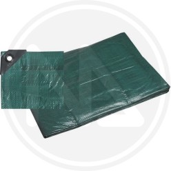 grren P.e. tarpaulin with eyelets PAPILLON