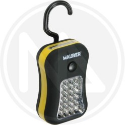 magnetic battery torch with 24+4 led maurer