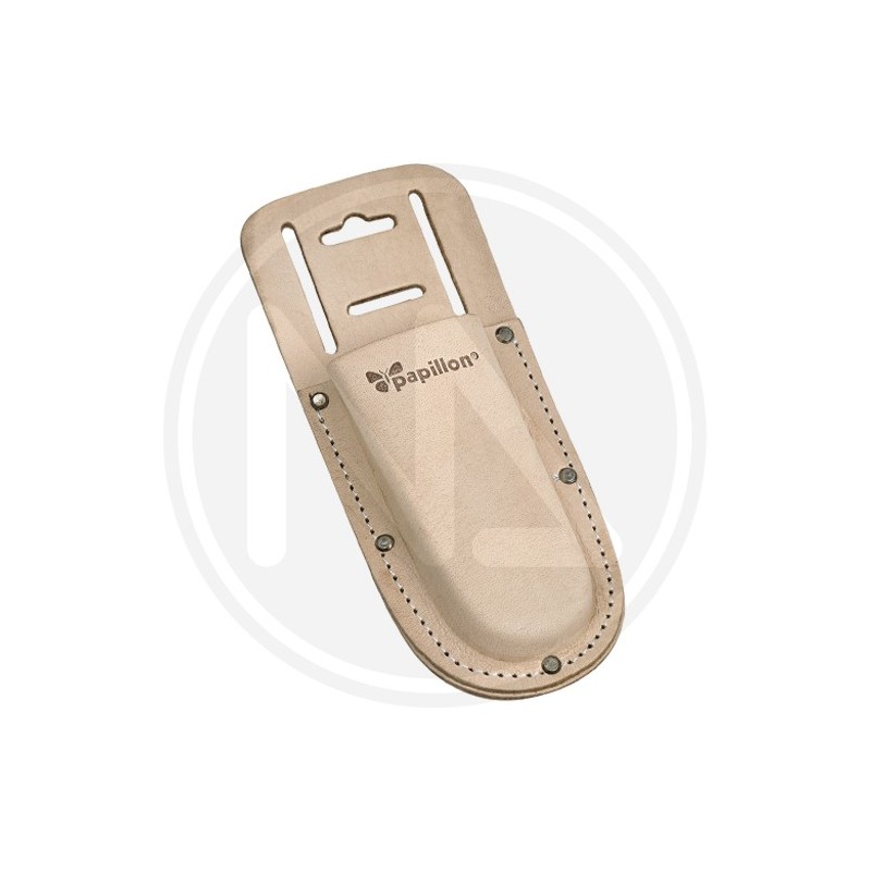 leather scissor case for belt PAPILLON