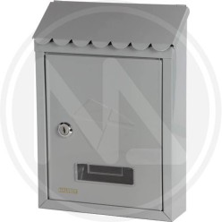 CASSETTA POSTALE IN ACCIAIO per esternO "stamp GRIGIO" maurer