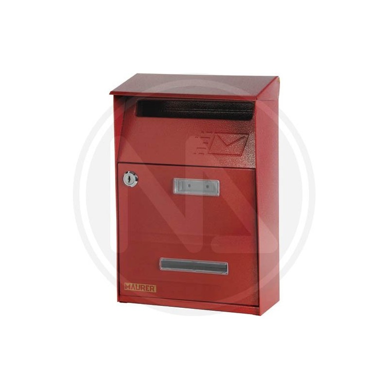 postbox for external use "signal ROSSO MARTELLATO" maurer