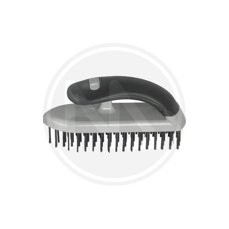 shoe brush with handle soft grip maurer