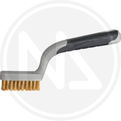 spazzola per candela con manico soft grip maurer