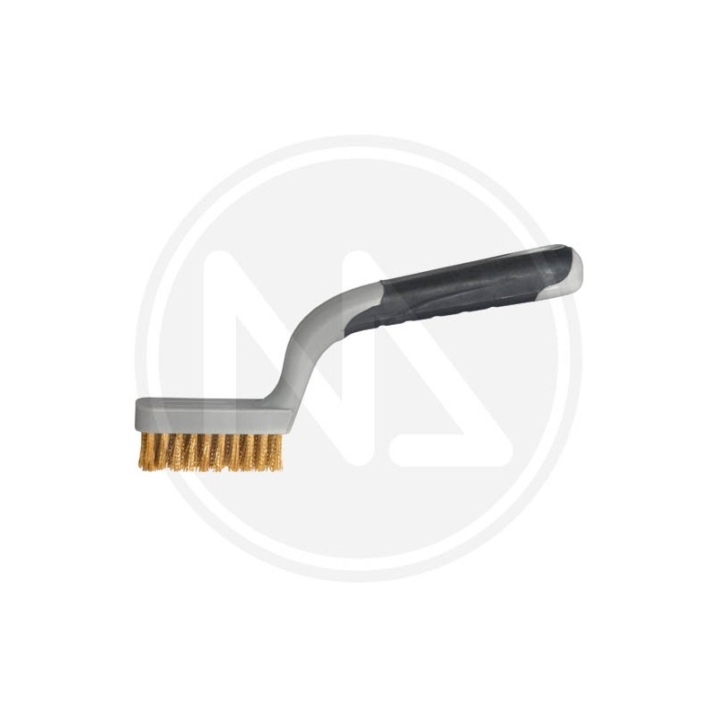 spazzola per candela con manico soft grip maurer