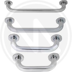 maniglione di sostegno per bagno in acciaio inox diritto "AQUA" maurer