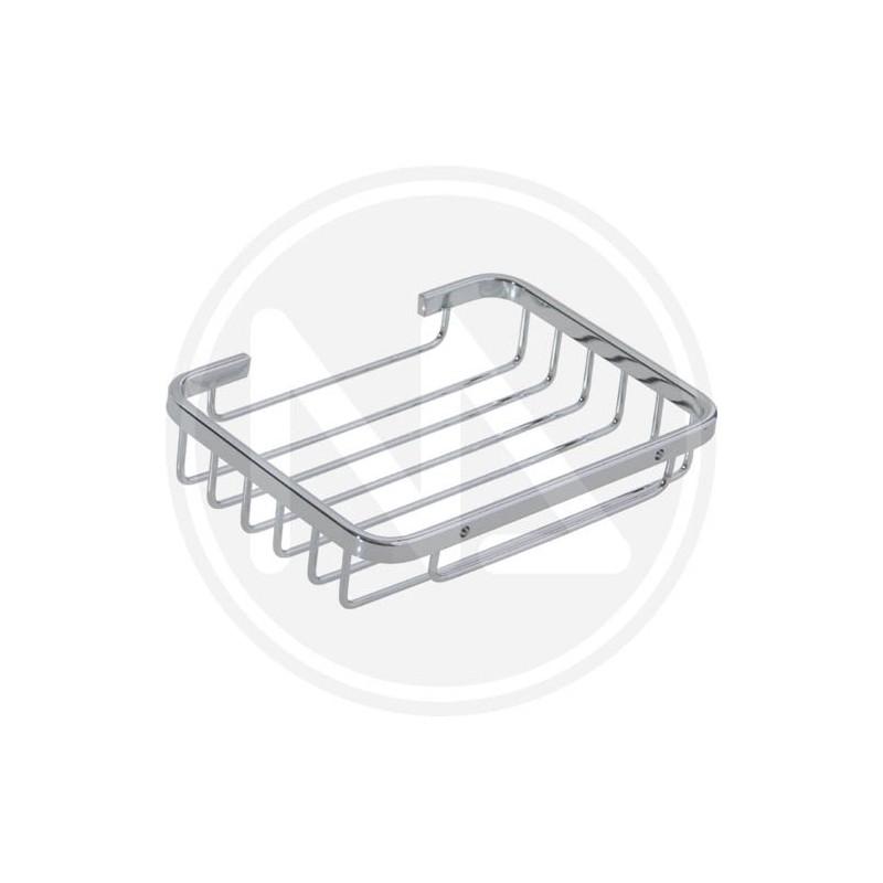 PORTAOGGETTI PER BAGNO IN ACCIAIO INOX rettang. "AQUA"  MAURER