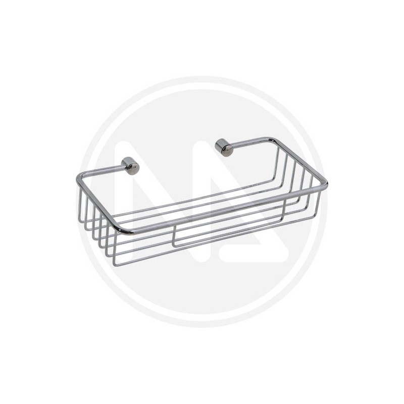 PORTAOGGETTI PER BAGNO IN ACCIAIO INOX quadro "AQUA"  MAURER