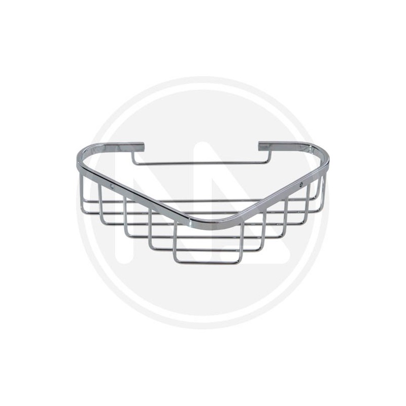 ANGULAR STAINLESS STEEL BATH SHELF "AQUA" MAURER