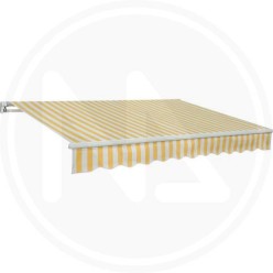 sun curtain whit ARMS white-yellow MAURER