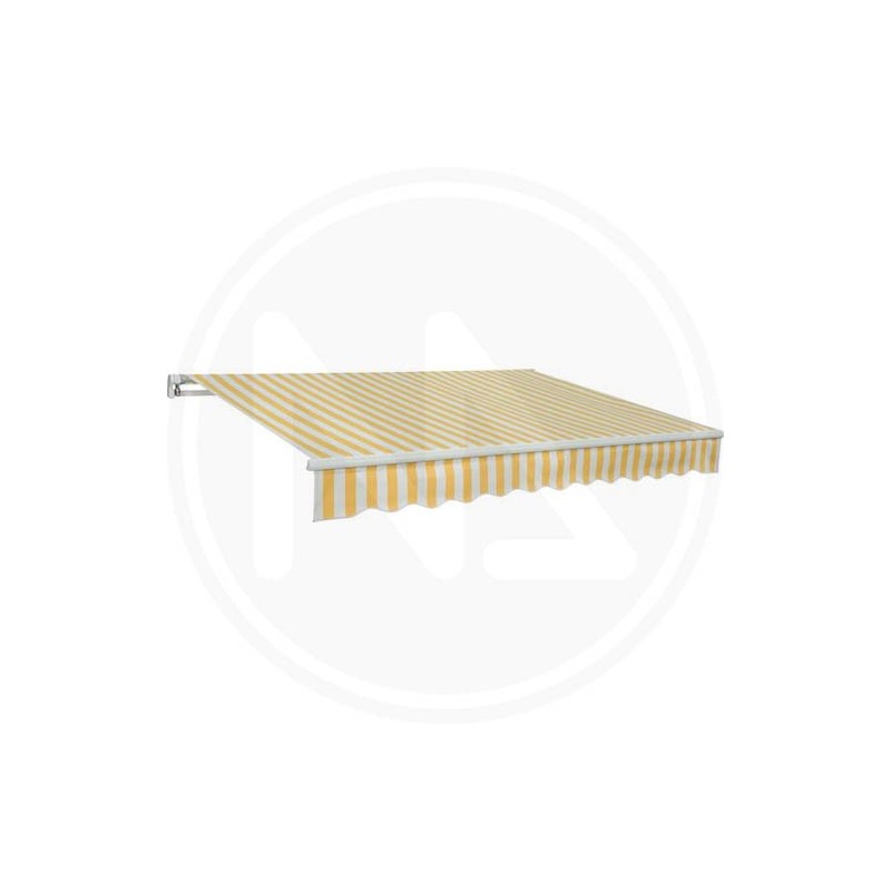 sun curtain whit ARMS white-yellow MAURER sun curtain whit ARMS white-yellow MAURER