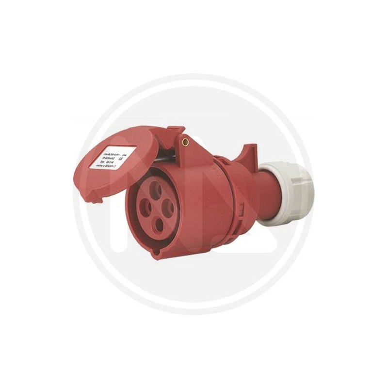 PRESA mobile INDUSTRIALE 3p+t ip 44 rossa maurer PLUS