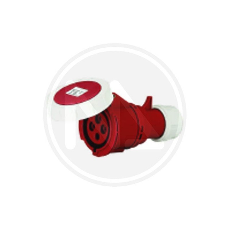 PRESA mobile INDUSTRIALE 3p+t ip 67 rossa maurer PLUS