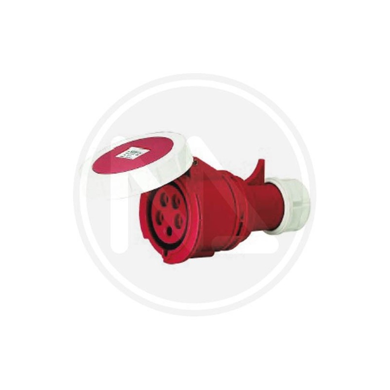 PRESA mobile INDUSTRIALE 3p+n+t ip 67 rossa maurer PLUS