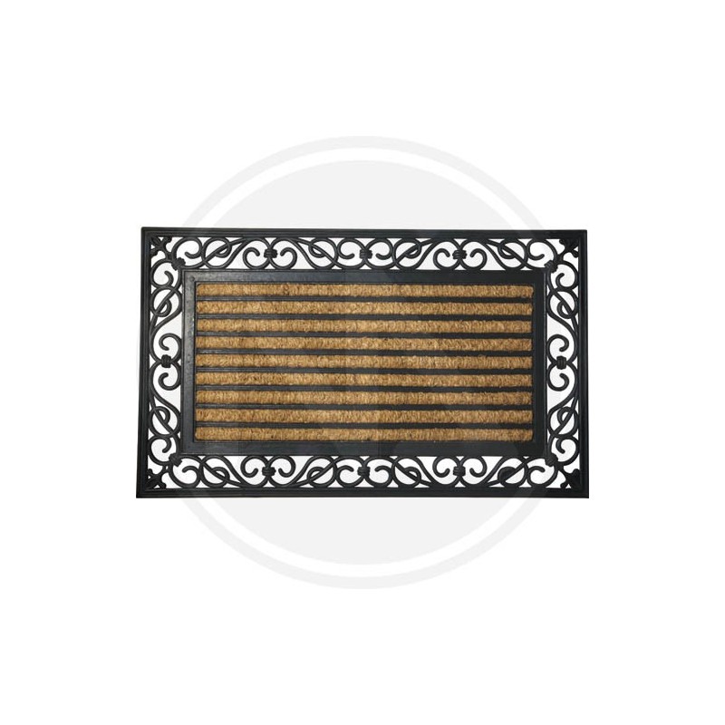 COIR-RUBBER DOORMAT "RIGHE" MAURER