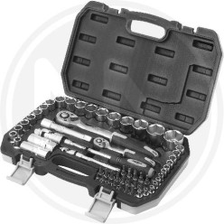 SOCKETS AND BITS-SET 60 PIECES MAURER PLUS