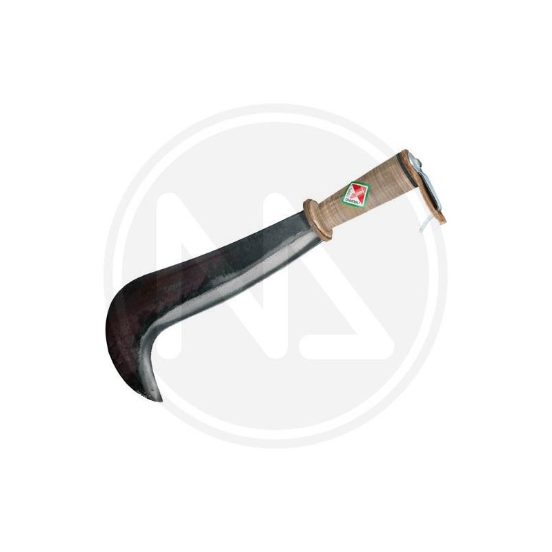 FORGED STEEL SLASHER WITH LEATHER HANDLE PAPILLON FORGED STEEL SLASHER WITH LEATHER HANDLE PAPILLON
