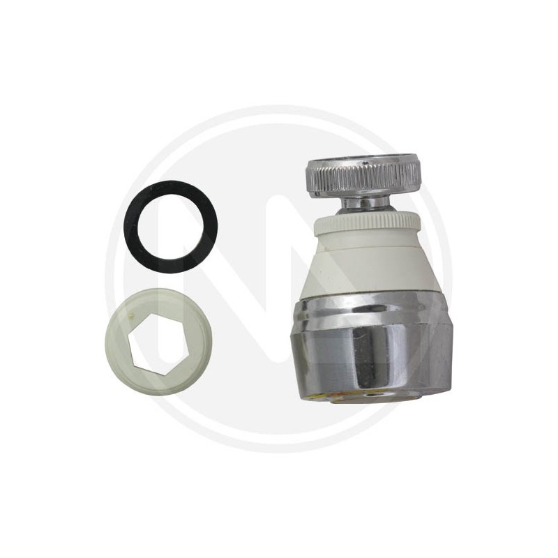 AERATOR FOR TAP WITH RING NUT AND WHITE JOINT MAURER